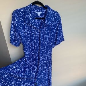 Vintage Blue Dress - Size 16W